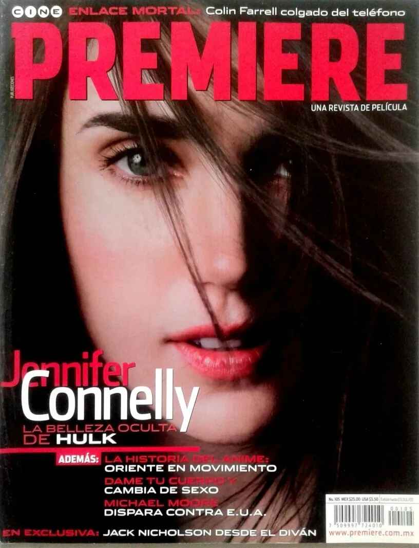 CINE PREMIERE magazine side cover Issue 105  June 2003