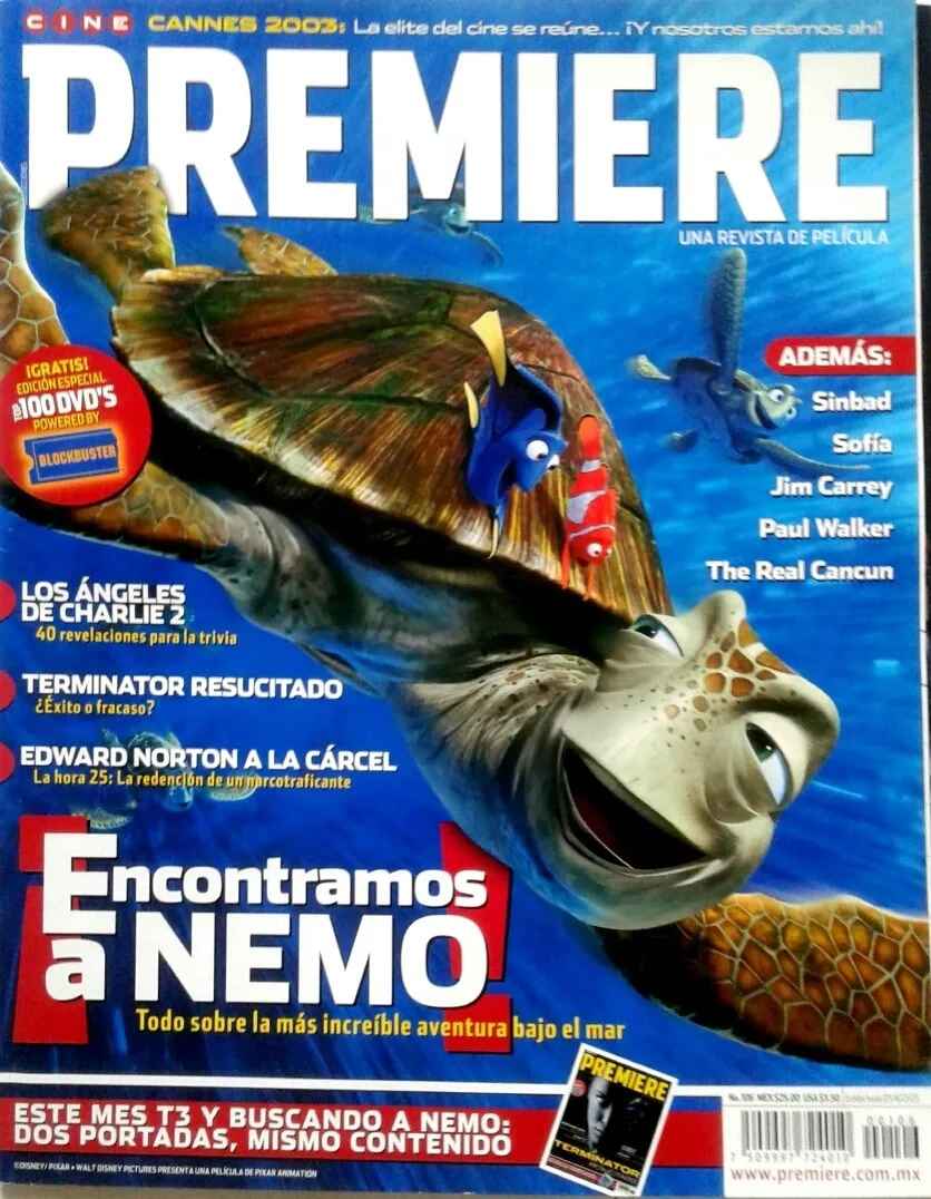 CINE PREMIERE magazine side cover Issue 106  July 2003