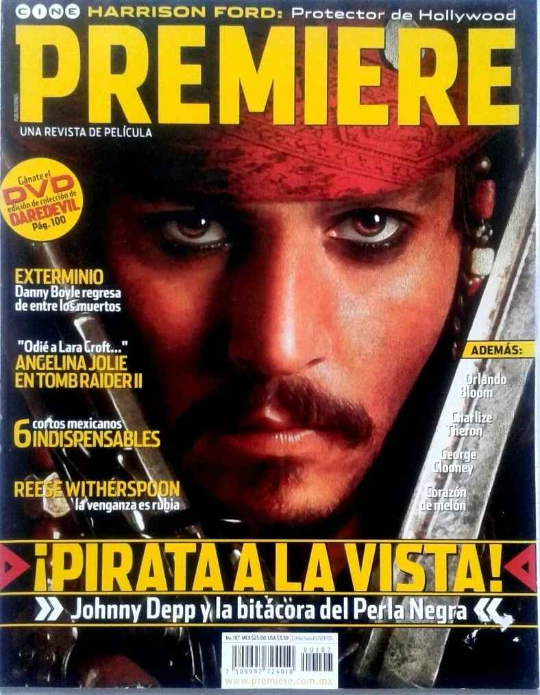 CINE PREMIERE magazine side cover Issue 107  August 2003
