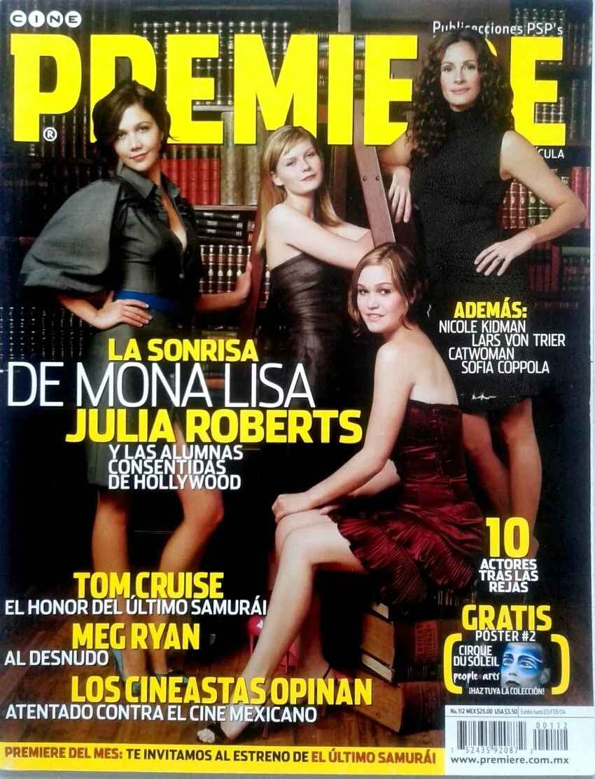 CINE PREMIERE magazine side cover Issue 112  January 2004