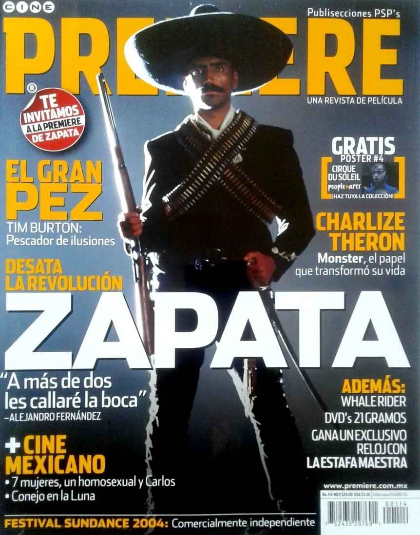 CINE PREMIERE magazine side cover Issue 114  March 2004