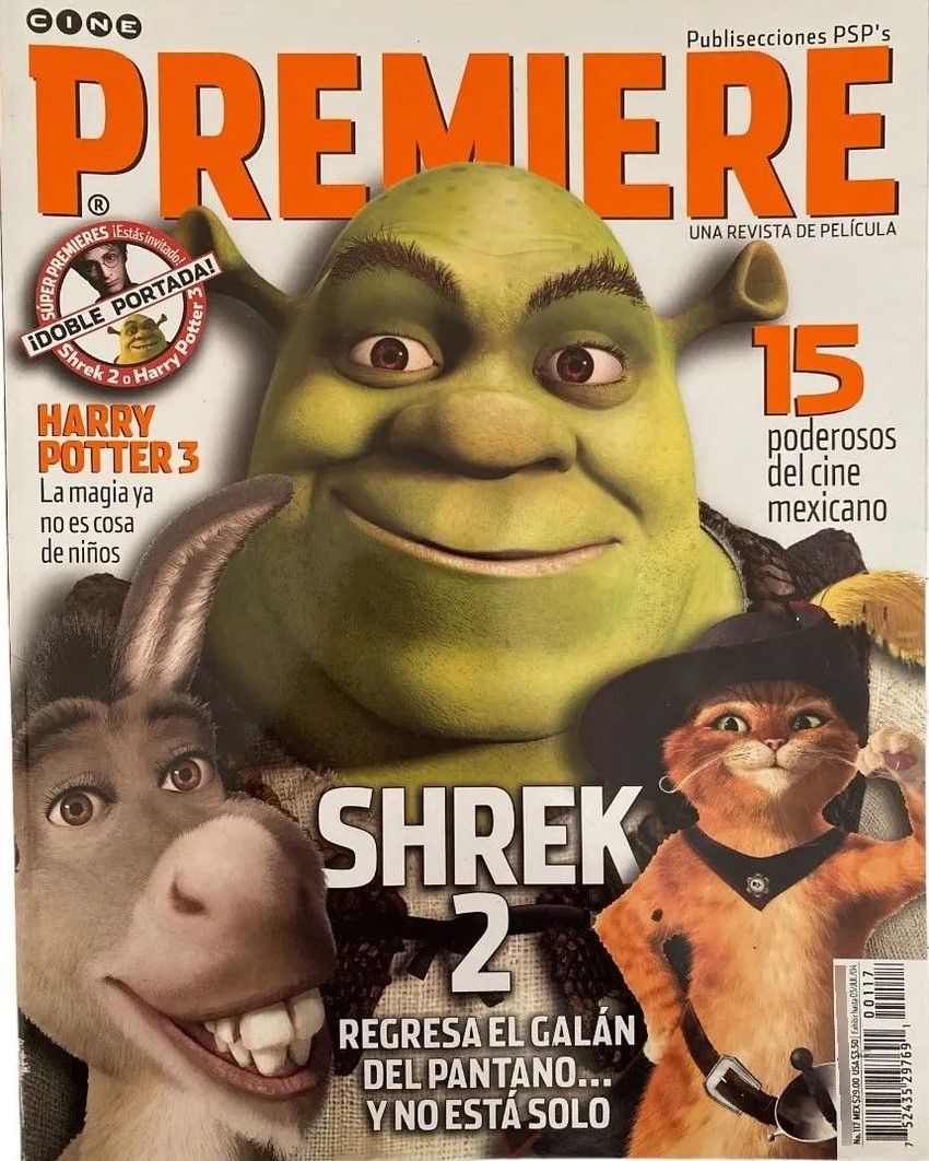 CINE PREMIERE magazine side cover Issue 117  June 2004