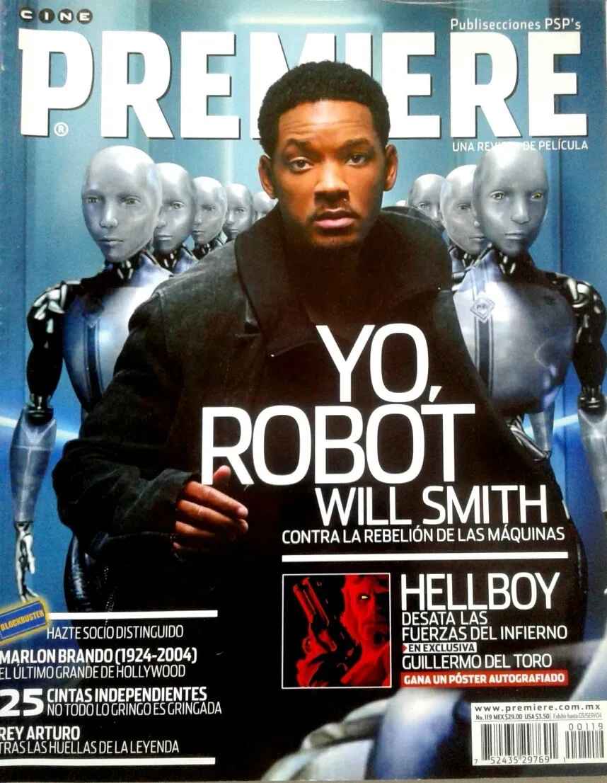 CINE PREMIERE magazine side cover Issue 119  August 2004