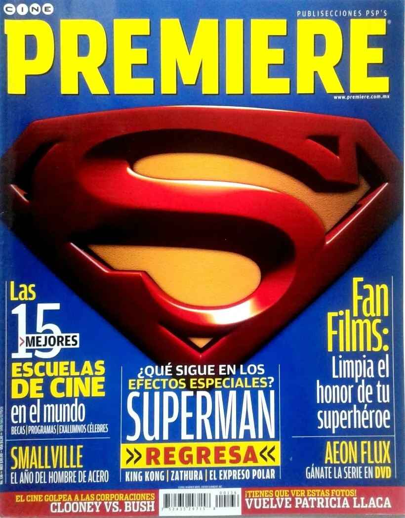 CINE PREMIERE magazine side cover Issue 136  January 2006