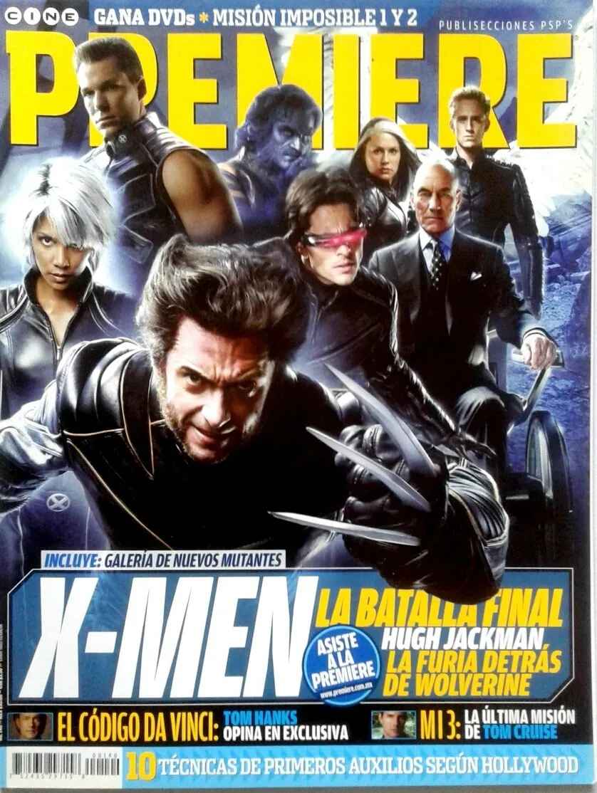 CINE PREMIERE magazine side cover Issue 140  May 2006
