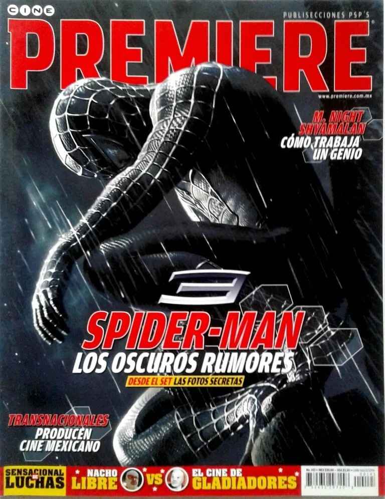 CINE PREMIERE magazine side cover Issue 143  August 2006