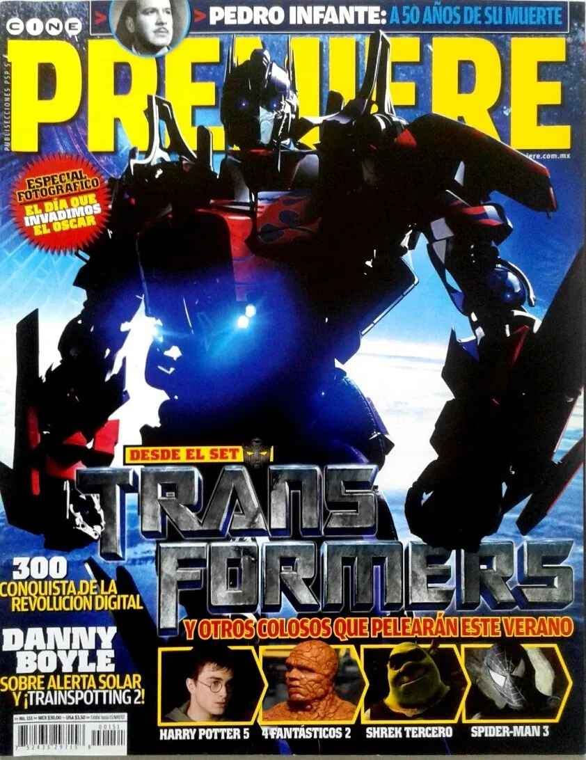 CINE PREMIERE magazine side cover Issue 151  April 2007