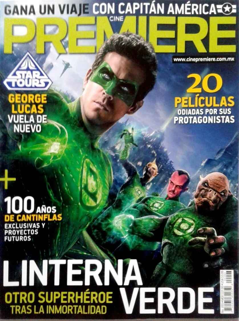 CINE PREMIERE magazine side cover Issue 203  August 2011