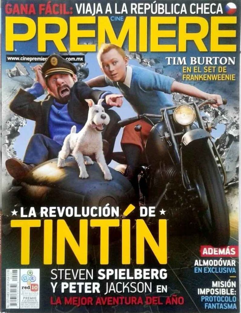 CINE PREMIERE magazine side cover Issue 207  December 2011
