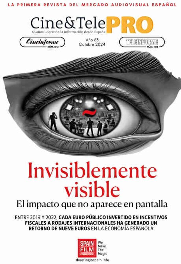 CINE AND TELE PRO magazine side cover  October 2024