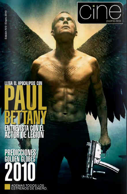 CINE PUERTO RICO magazine side cover Issue 2 January 2010