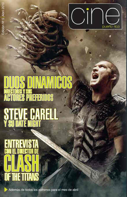 CINE PUERTO RICO magazine side cover Issue 5 April 2010
