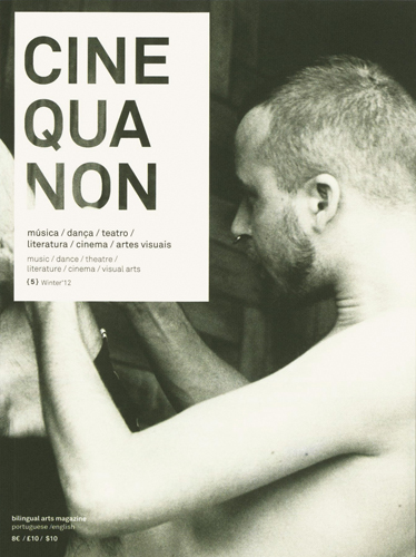 CINE QUA NON magazine side cover Issue 5 Winter 2012