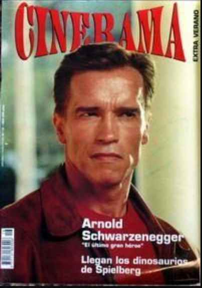 CINERAMA magazine side cover Issue 16 July/August 1993