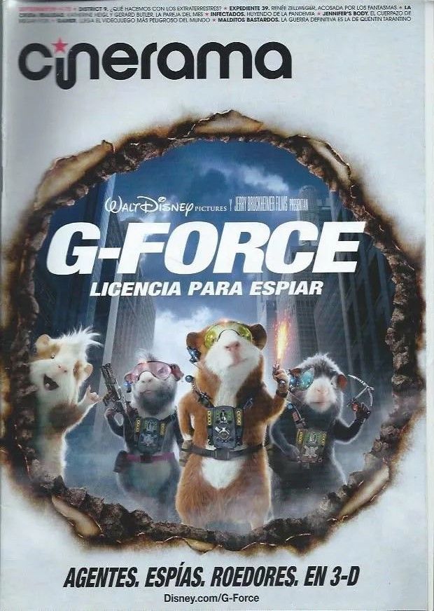 CINERAMA (2000S) magazine side cover Issue 175 September 2009