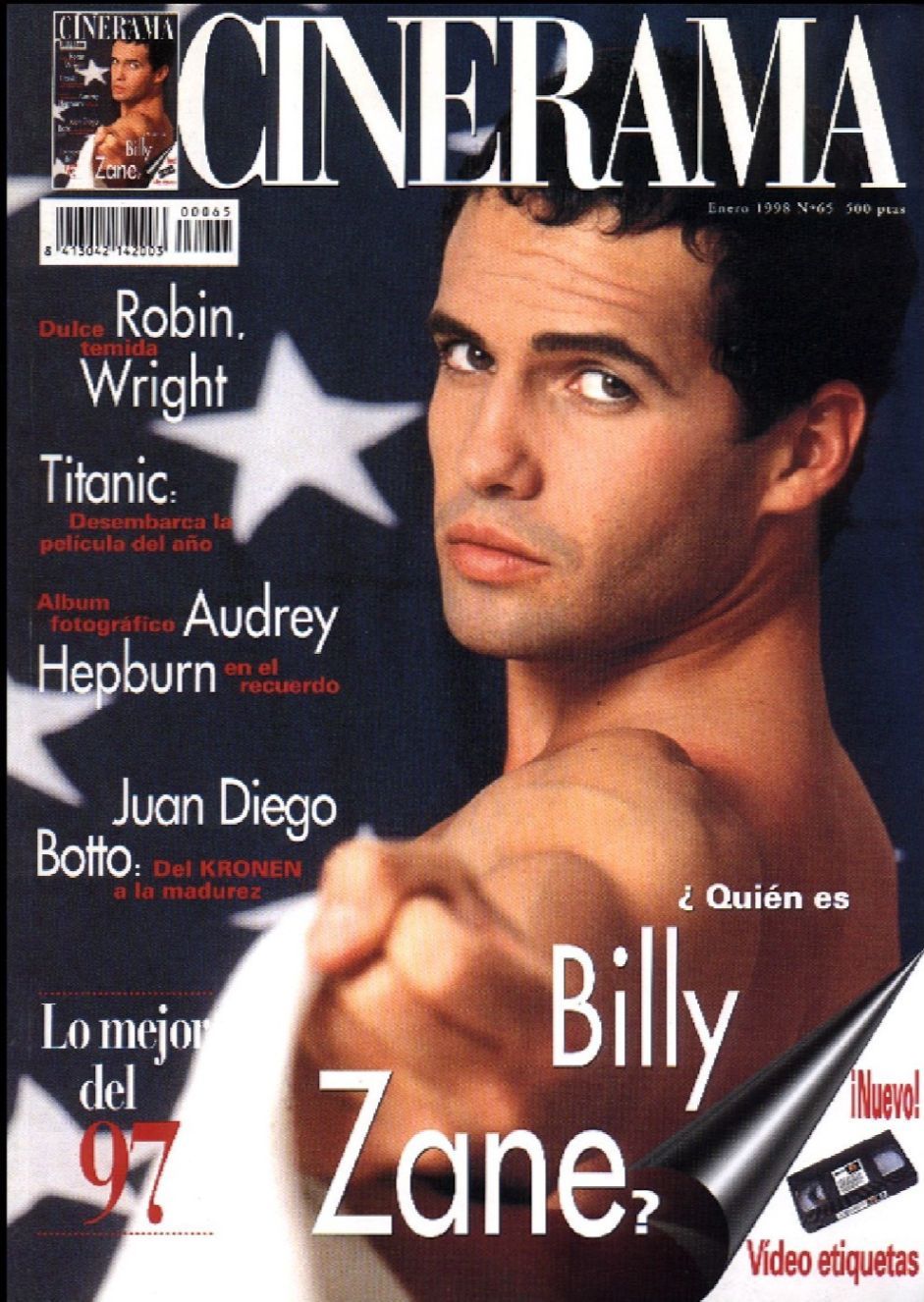 CINERAMA magazine side cover Issue 65 January 1998