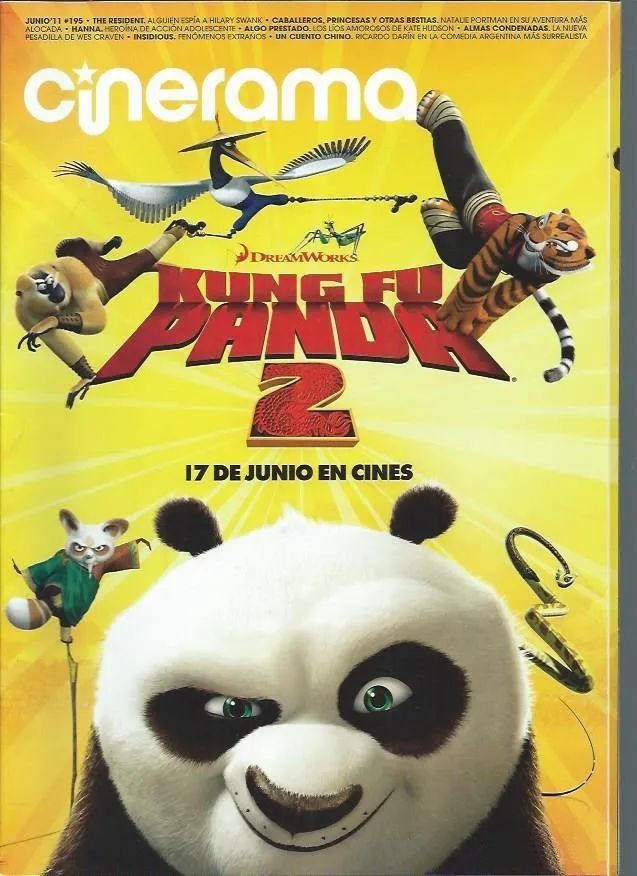 CINERAMA (2000S) magazine side cover Issue 195  June 2011
