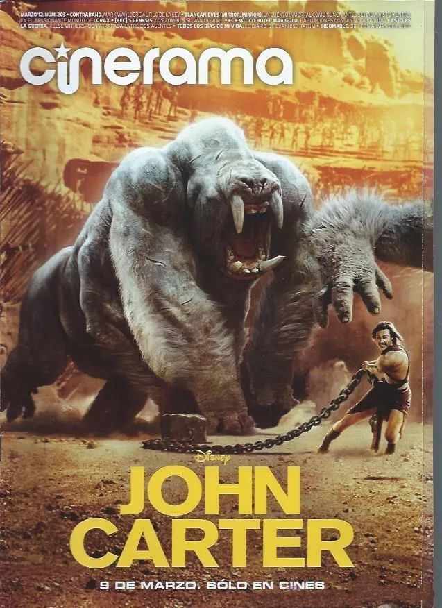 CINERAMA (2000S) magazine side cover Issue 203  March 2012