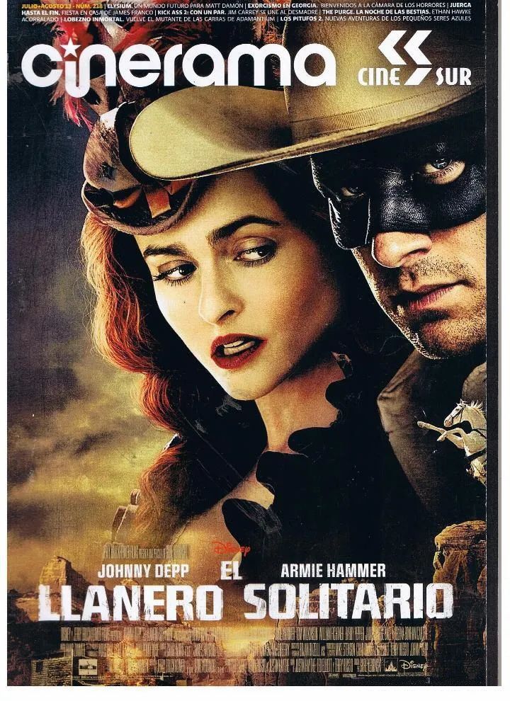 CINERAMA (2000S) magazine side cover Issue 218  July/August 2013