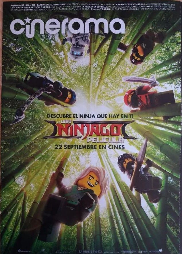 CINERAMA (2000S) magazine side cover Issue 263  September 2017