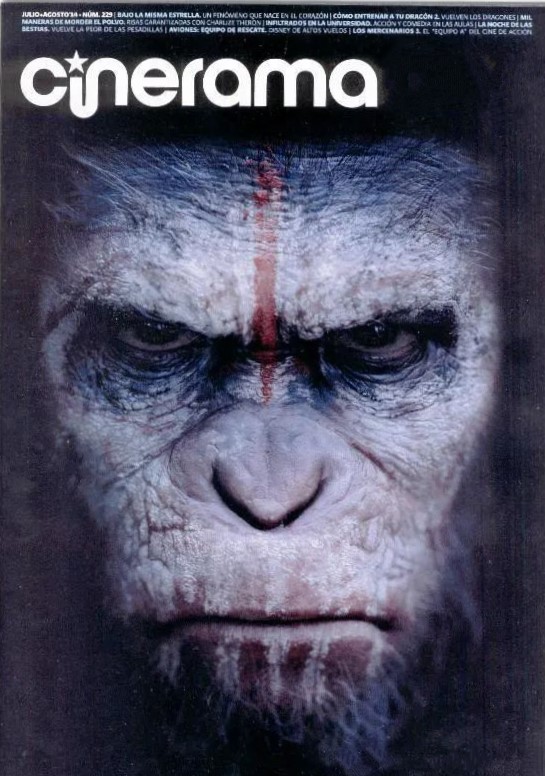 CINERAMA (2000S) magazine side cover Issue 229  July/August 2014