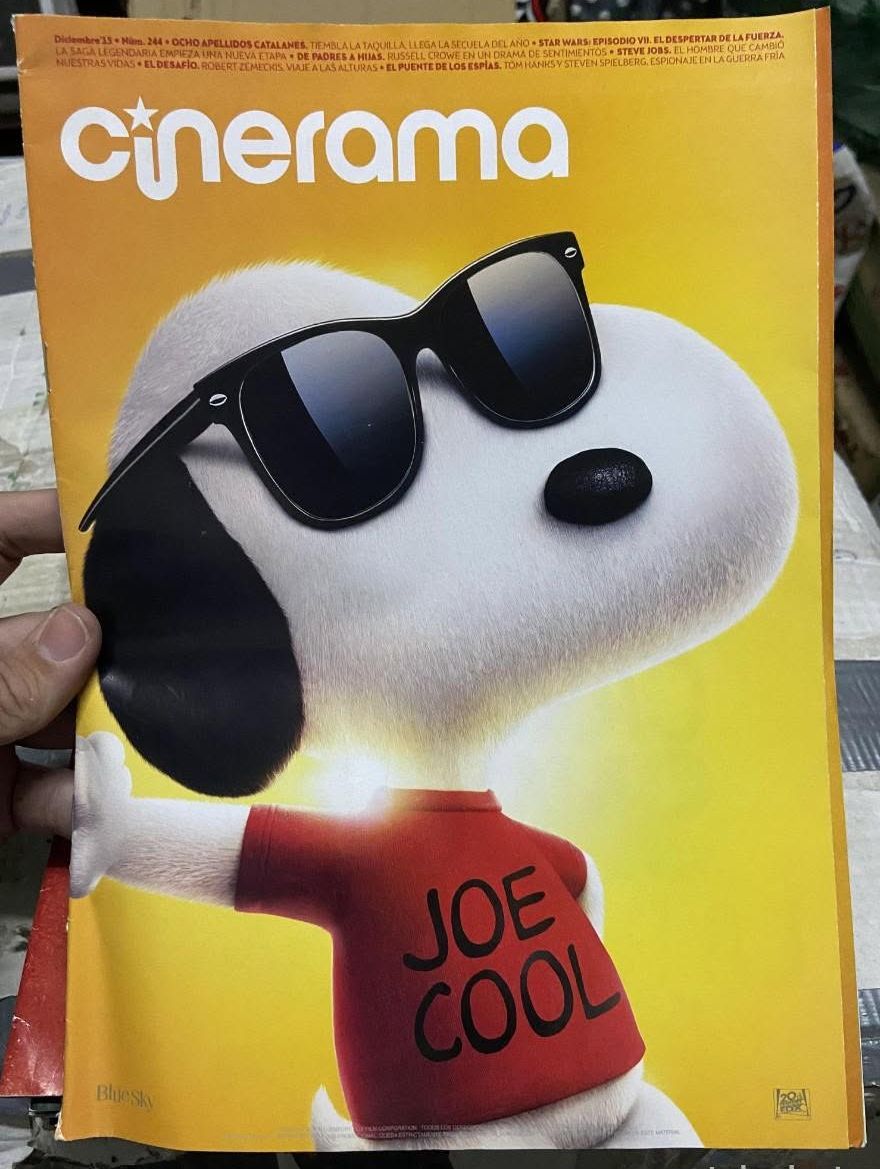 CINERAMA (2000S) magazine side cover Issue 244  December 2015