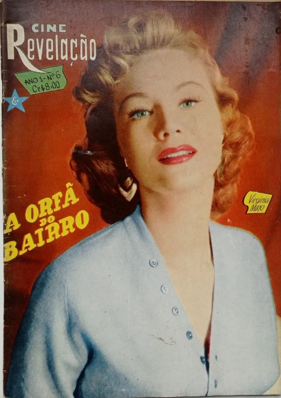 CINEREVELACAO magazine side cover Issue 6  1956