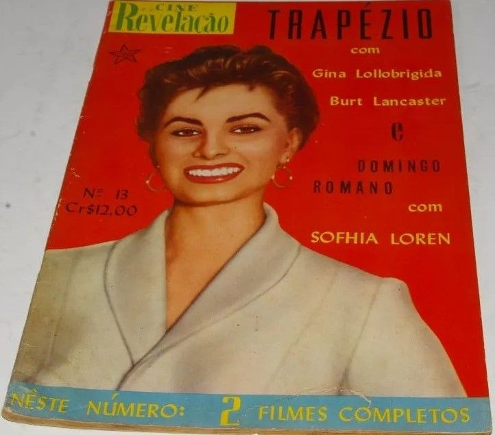 CINEREVELACAO magazine side cover Issue 13 May 1957
