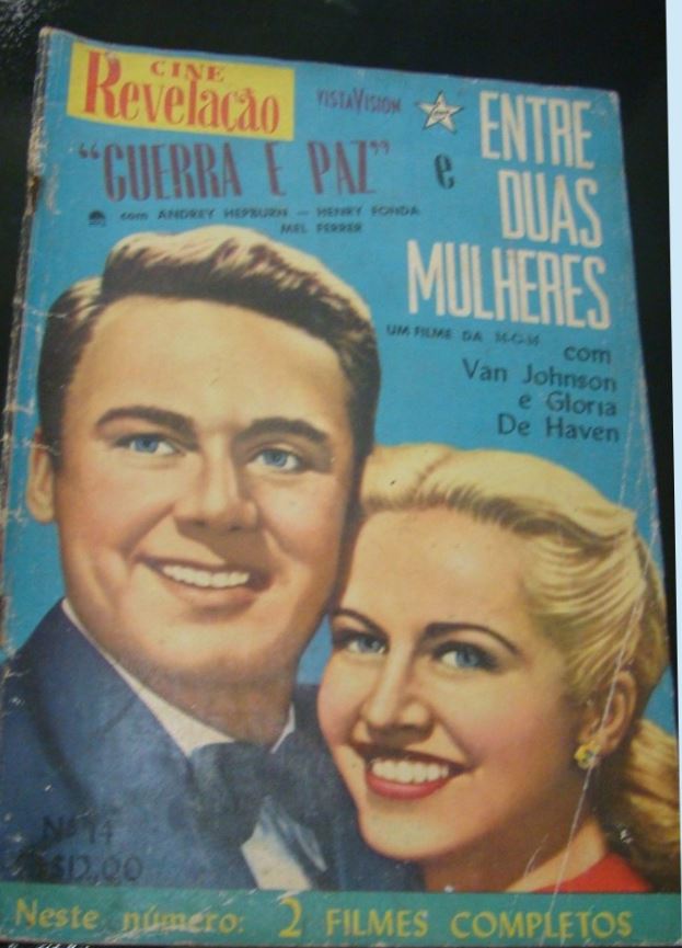 CINEREVELACAO magazine side cover Issue 14 June 1957