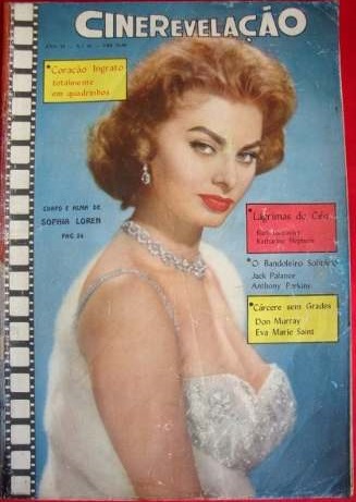 CINEREVELACAO magazine side cover Issue 19 November 1957