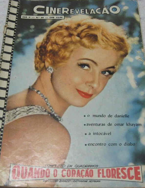 CINEREVELACAO magazine side cover Issue 20 December 1957