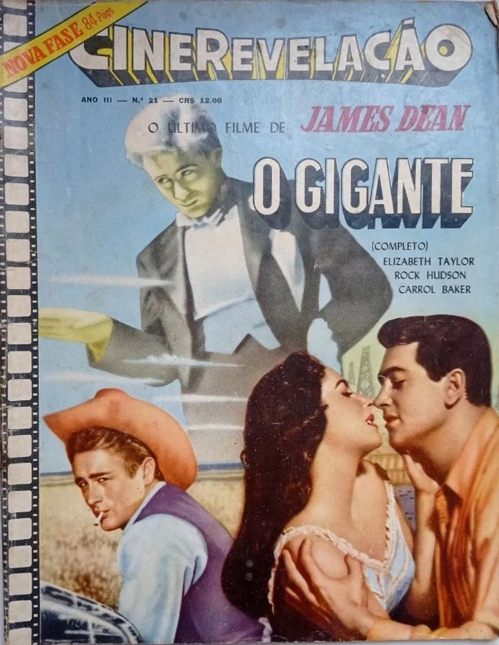 CINEREVELACAO magazine side cover Issue 21 January 1958