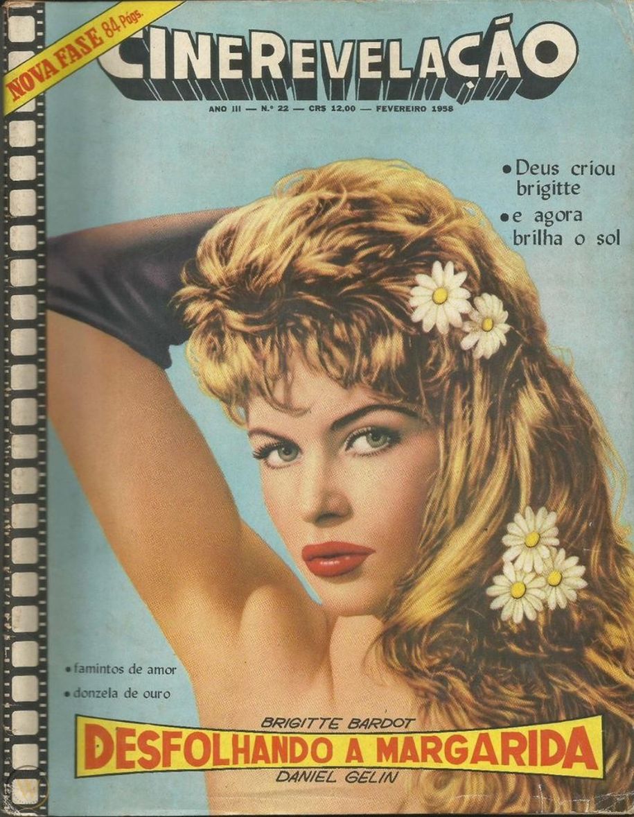 CINEREVELACAO magazine side cover Issue 22 February 1958