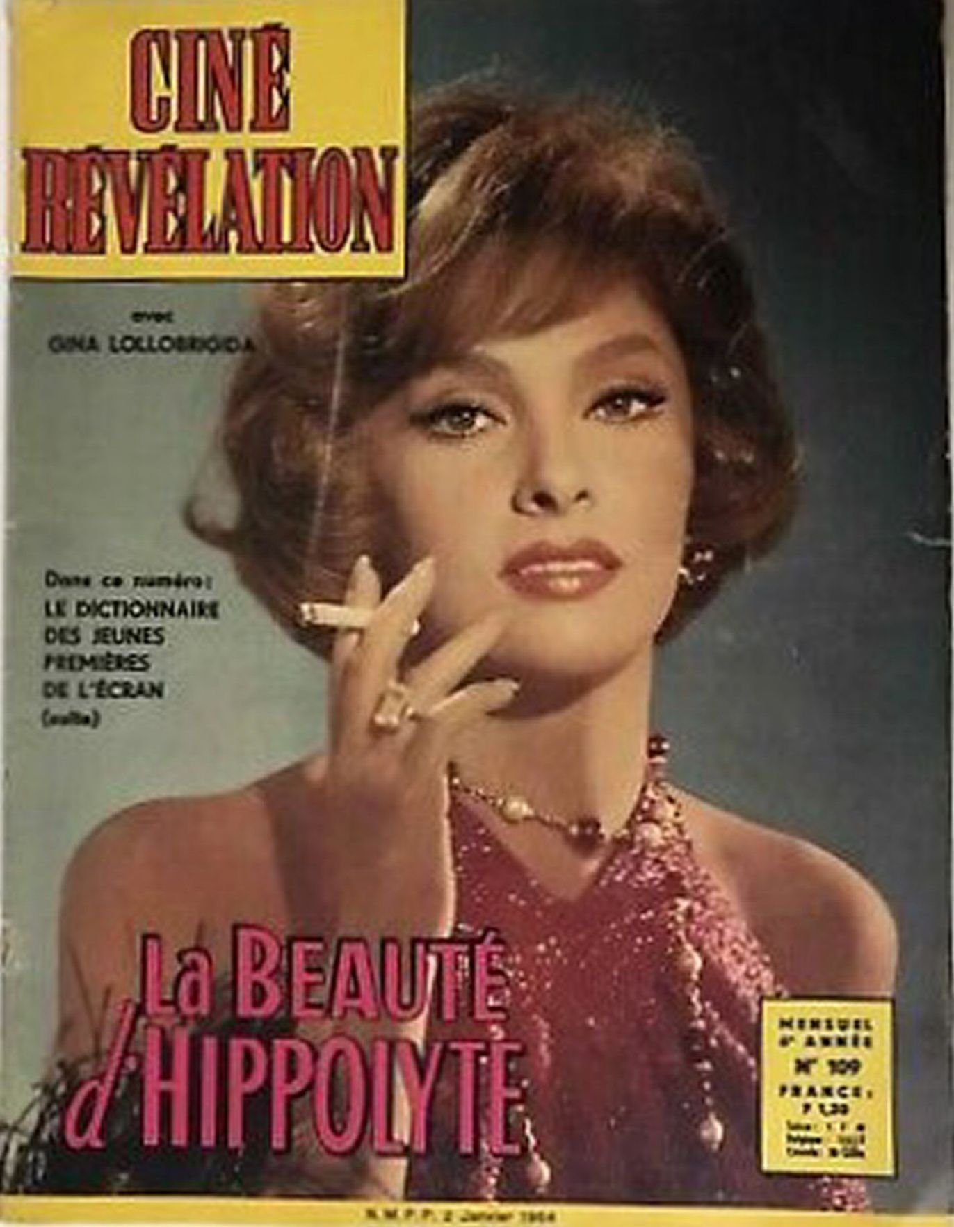 CINE REVELATION magazine side cover Issue 109   1964