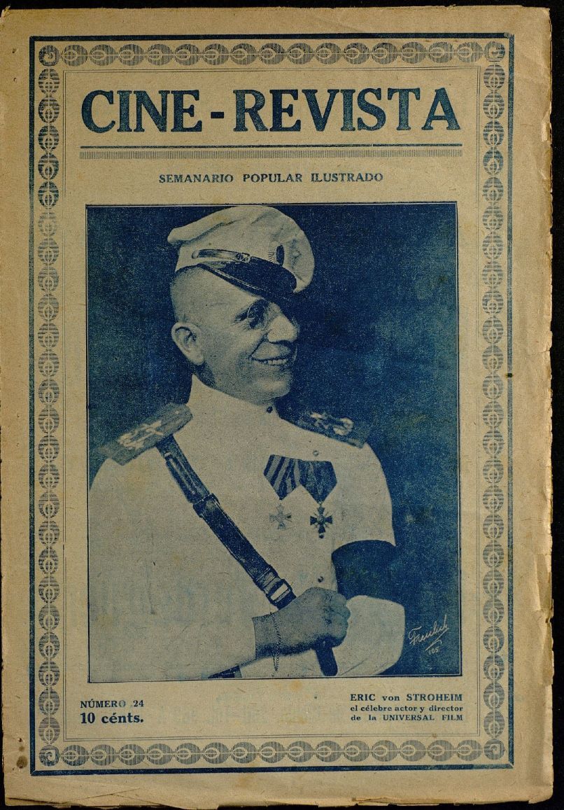 CINE-REVISTA magazine side cover Issue 24 25 February 1922