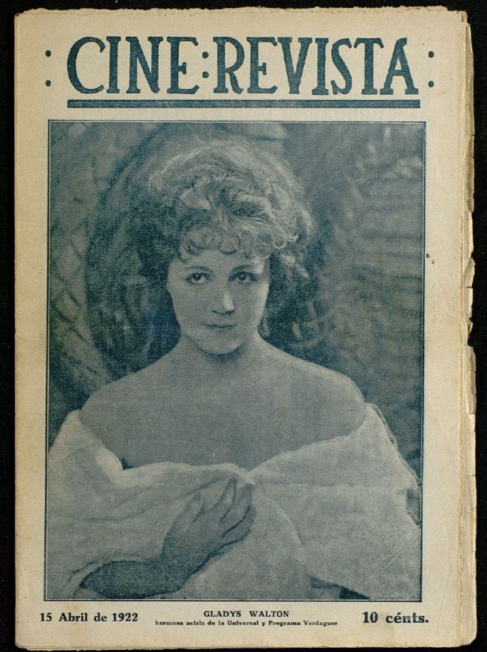 CINE-REVISTA magazine side cover Issue 30 15 April 1922
