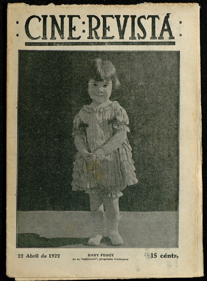 CINE-REVISTA magazine side cover Issue 31 22 April 1922