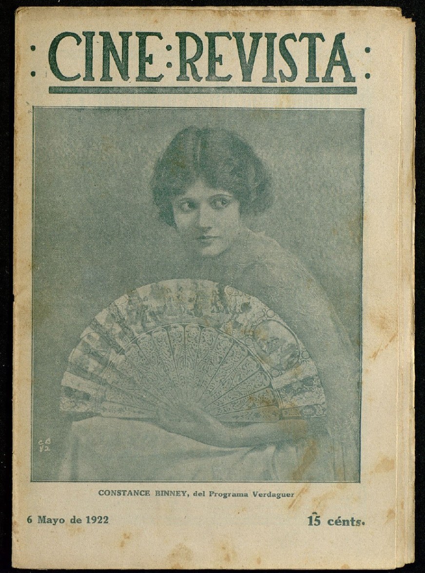 CINE-REVISTA magazine side cover Issue 33 6 May 1922