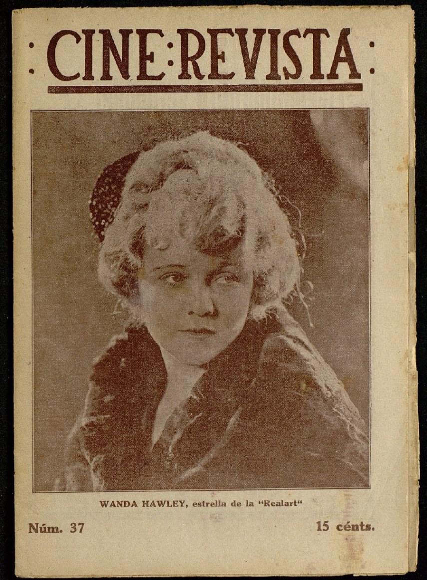 CINE-REVISTA magazine side cover Issue 37 3 June 1922