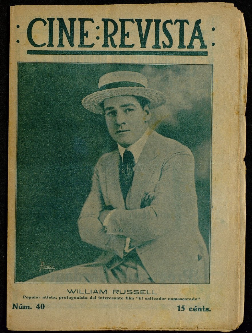 CINE-REVISTA magazine side cover Issue 40 24 June 1922