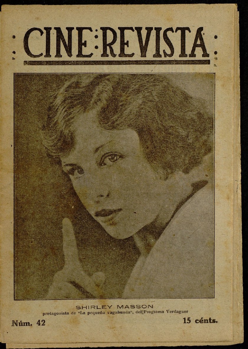 CINE-REVISTA magazine side cover Issue 42 8 July 1922