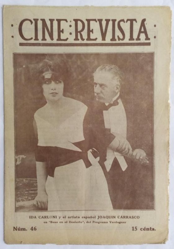 CINE-REVISTA magazine side cover Issue 46 5 August 1922