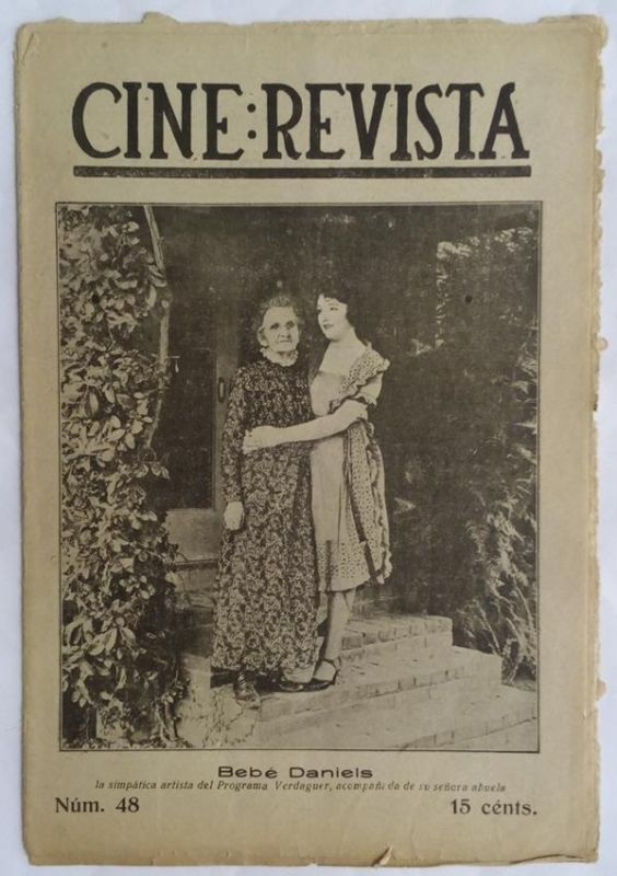 CINE-REVISTA magazine side cover Issue 48 2 September 1922