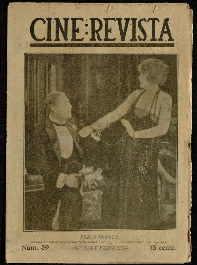 CINE-REVISTA magazine side cover Issue 59 18 November 1922