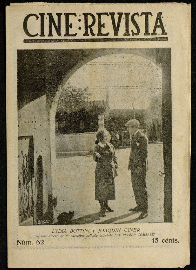 CINE-REVISTA magazine side cover Issue 62 9 December 1922