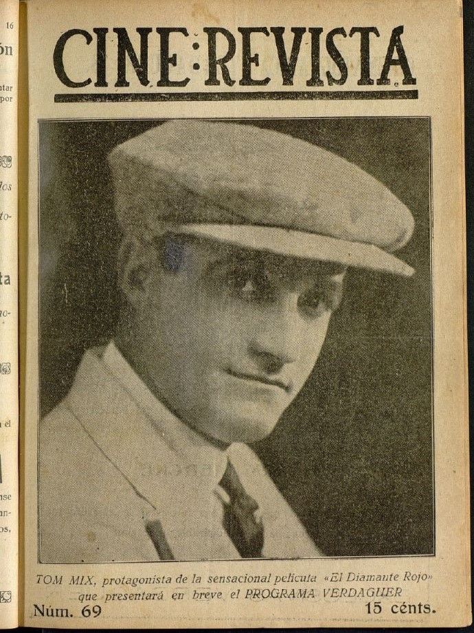 CINE-REVISTA magazine side cover Issue 69 27 January 1923