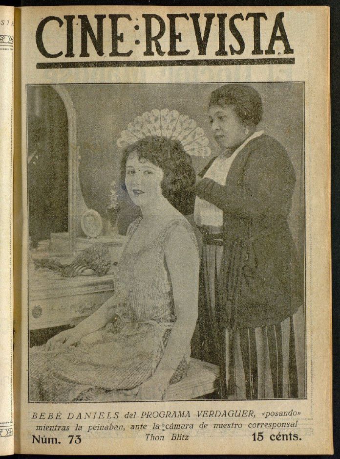 CINE-REVISTA magazine side cover Issue 73 24 February 1923