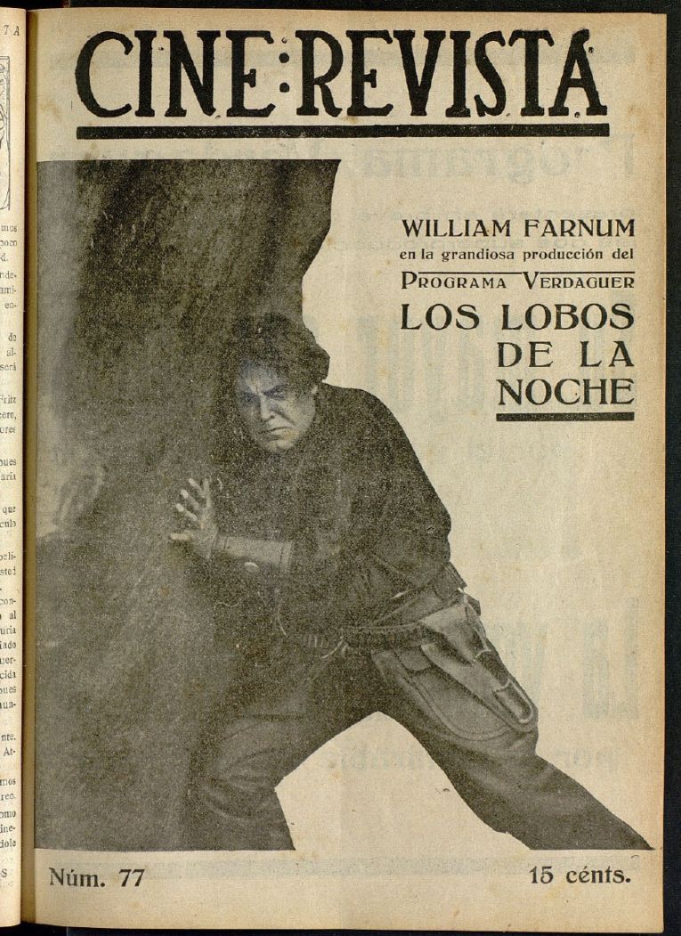 CINE-REVISTA magazine side cover Issue 77 24 March 1923