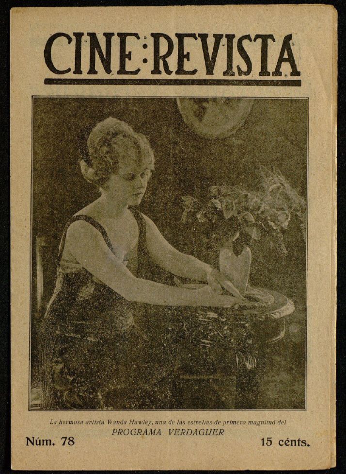 CINE-REVISTA magazine side cover Issue 78 31 March 1923