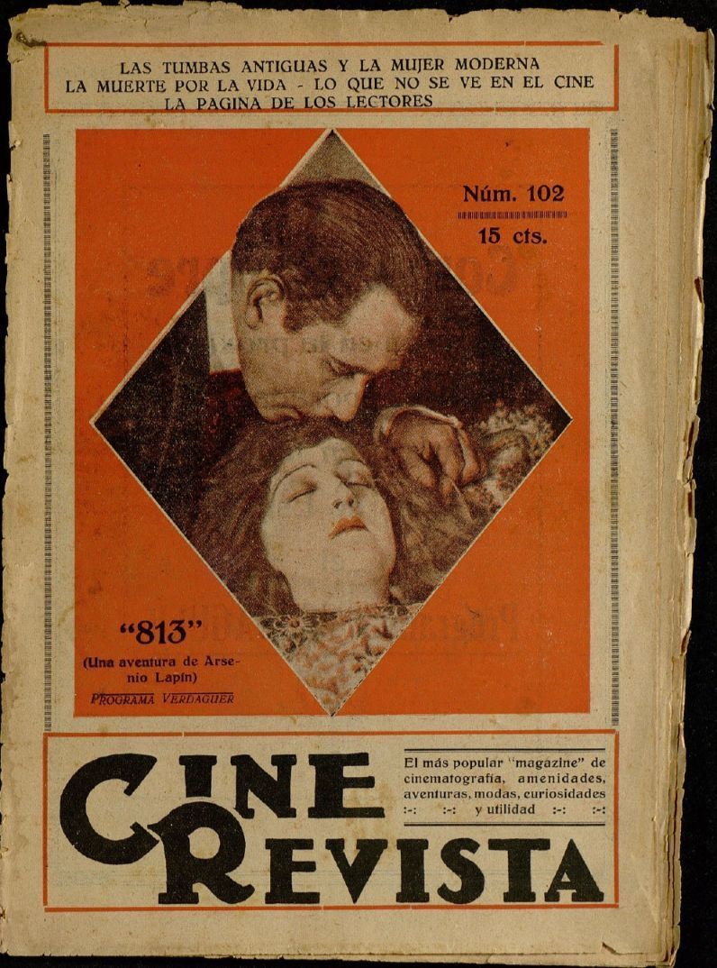 CINE-REVISTA magazine side cover Issue 102   1923